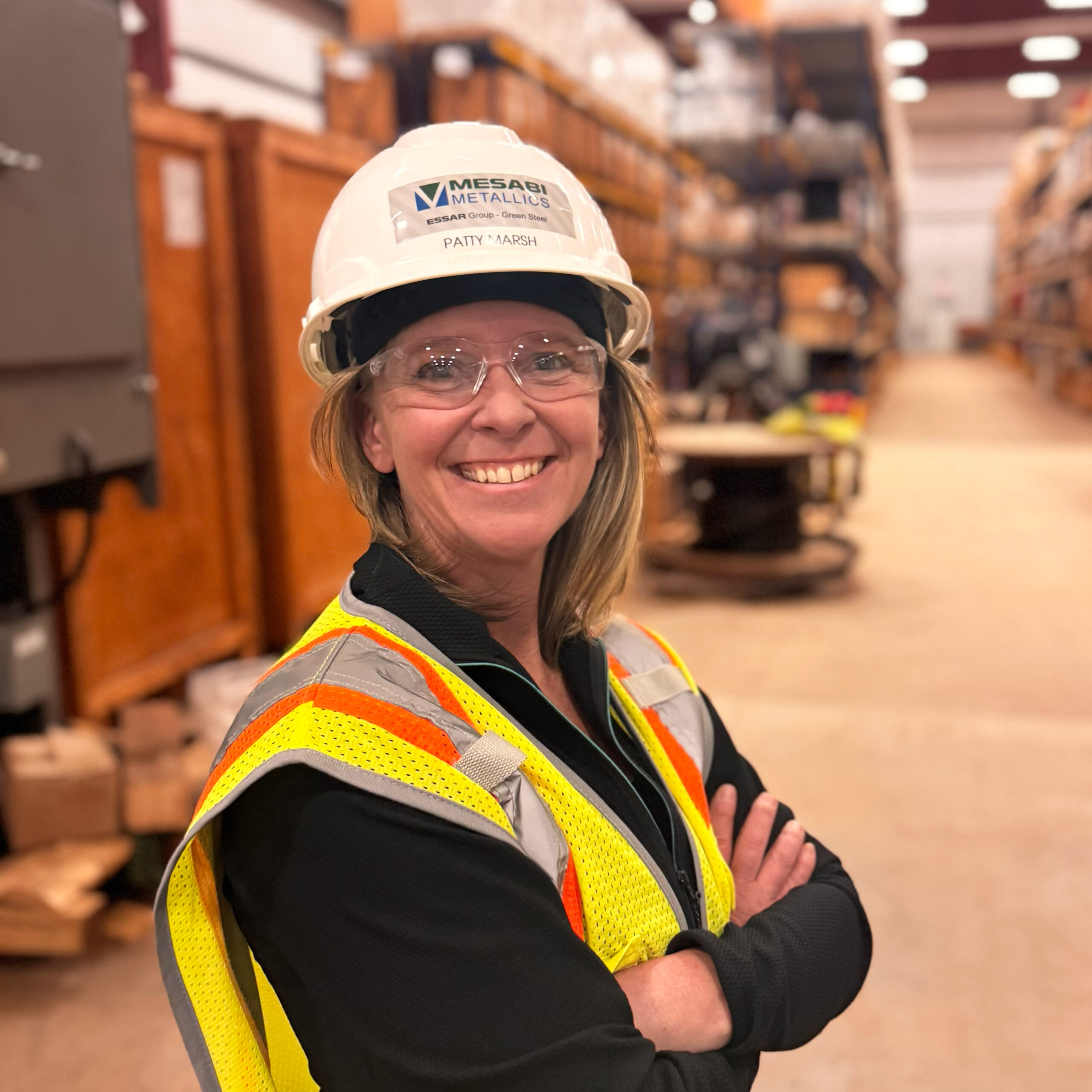 warehouse employee mesabi metallics PPE
